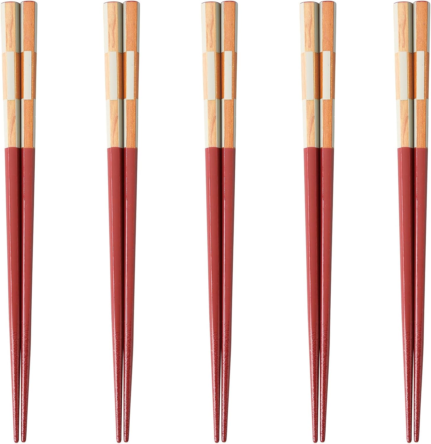 J-kitchens PID590968 Japanese Chopsticks Set, 5 Pairs, Material: Wood, Chopsticks, Made in Japan