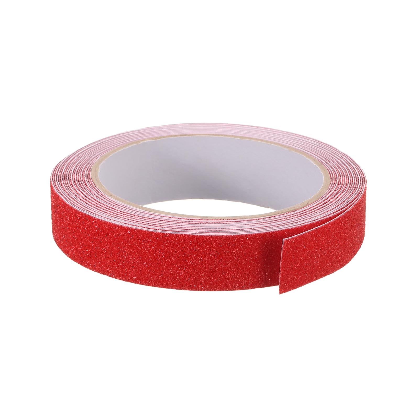 sourcing map Ruban de traction antidérapant 2,5 cm x 5 m Imperméable Haute friction Résistant aux intempéries Rouge