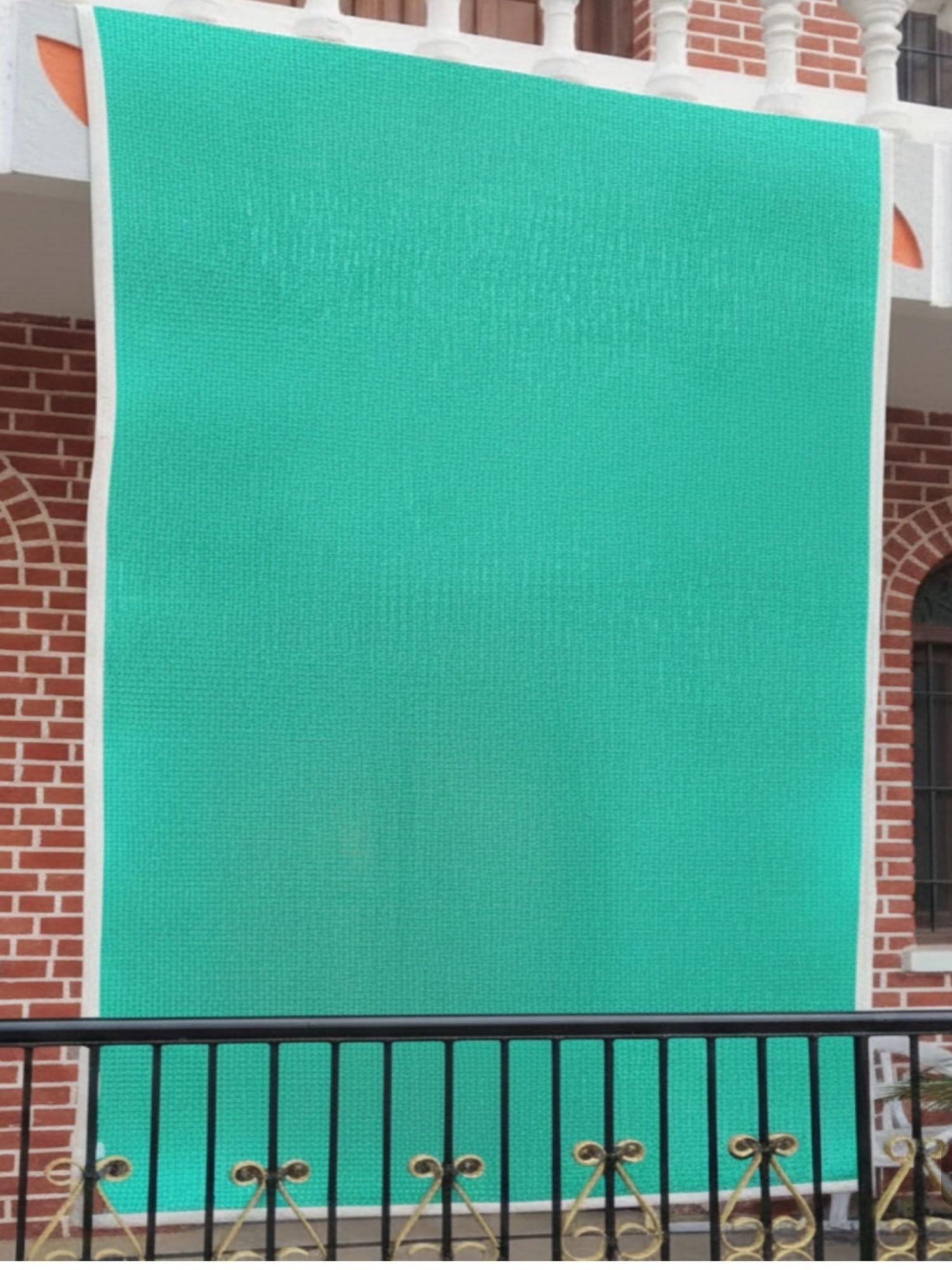 Multipurpose Shade Net/Agro Green Net - 75% Sun Block with Niwar Stitched (10 x 30 FT)-image-10