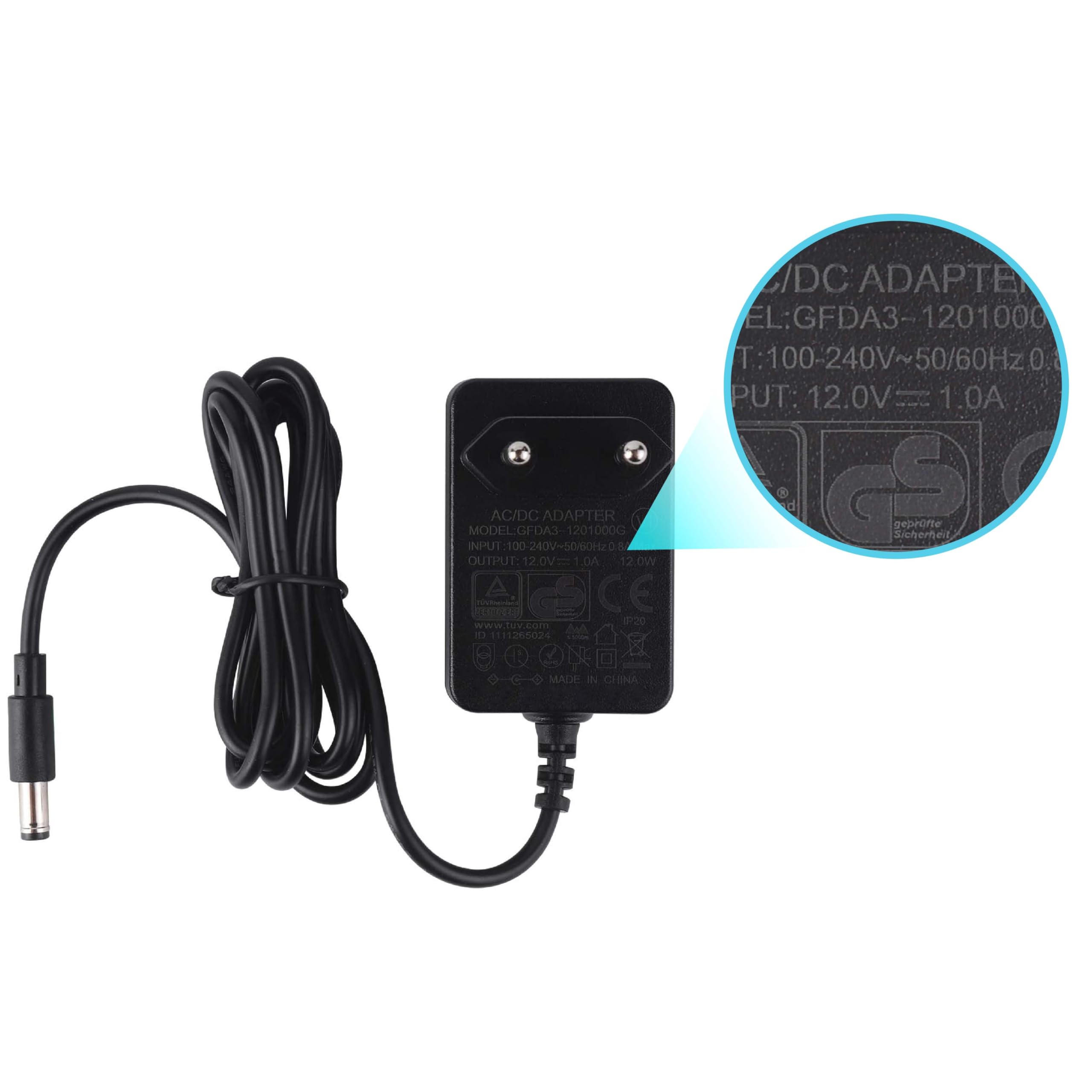 Cargador de 12 V para coche eléctrico infantil, cargador 12 V 1 A Ride on Toys Una variedad de vehículos eléctrico