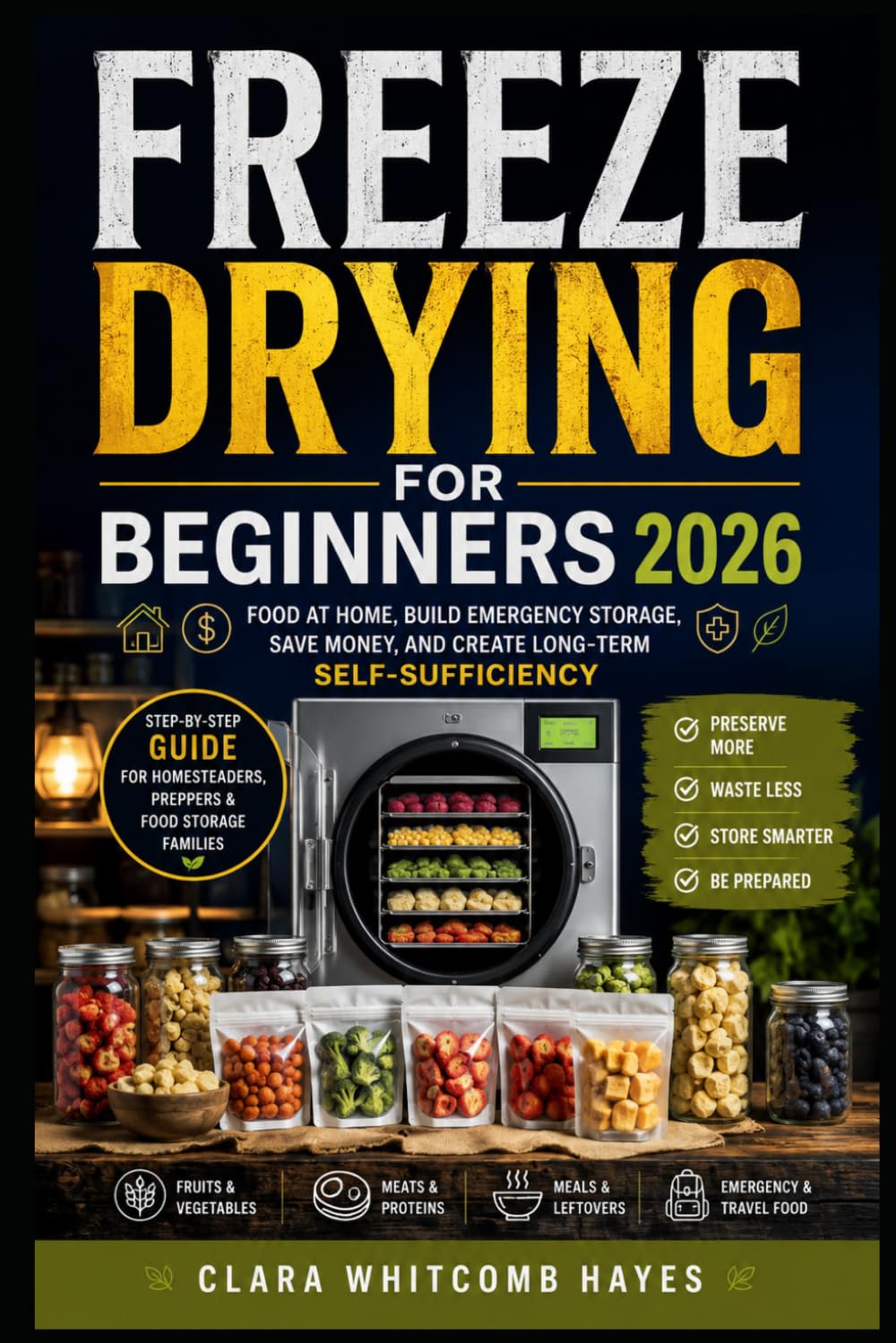 Freeze Drying for Beginners 2026: Food at Home, Build Emergency Storage, Save Money, and Create Long-Term Self-Sufficiency
