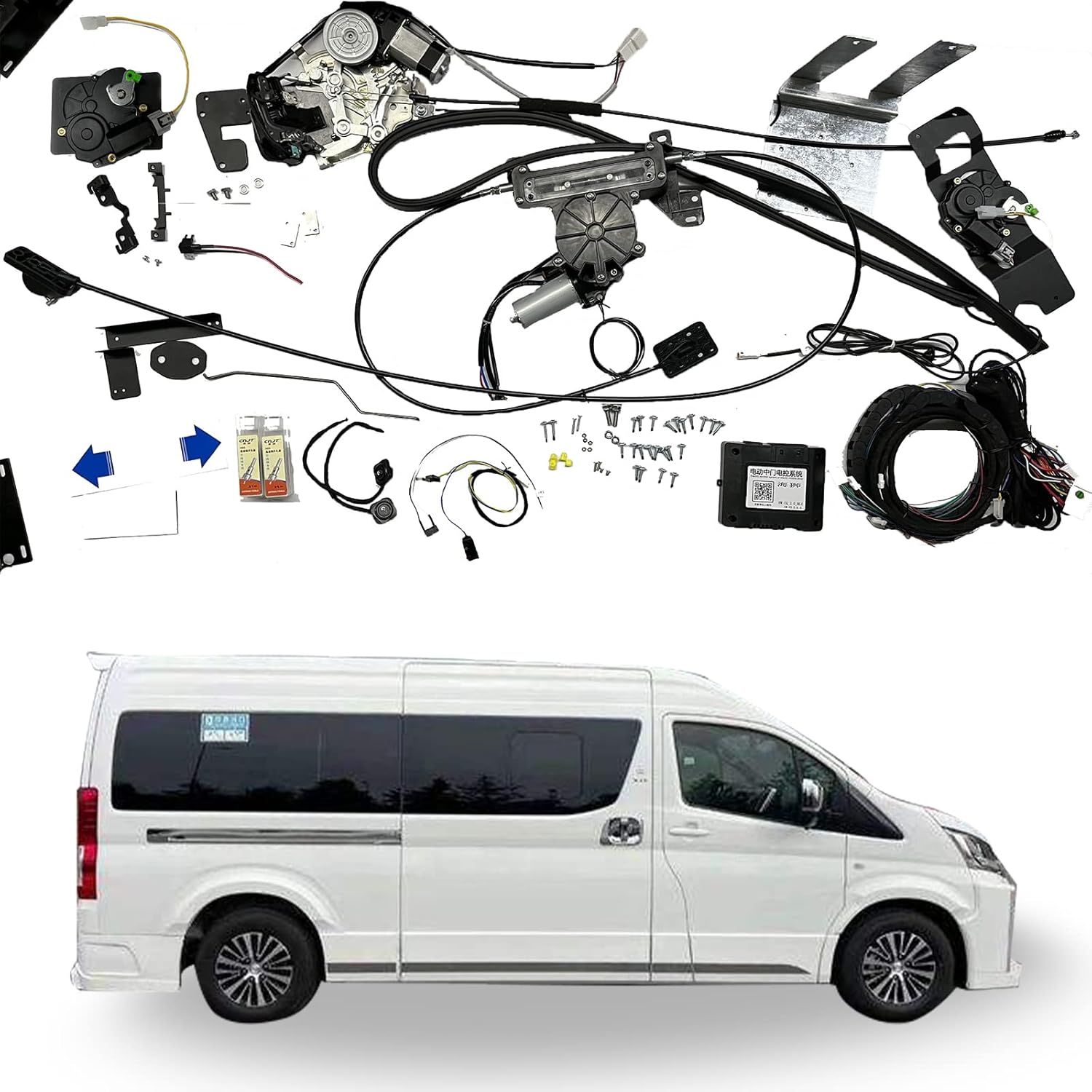 XRunning Power Sliding Door Cable Kit Passenger Sliding