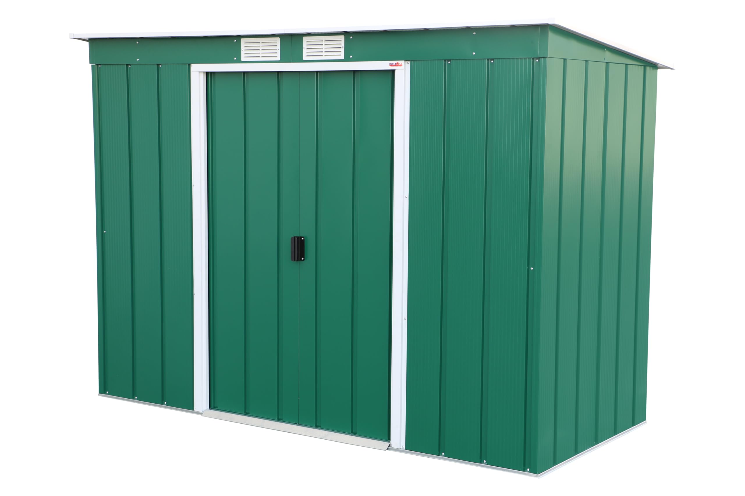 Duramax ECO 10 x 8 (7.80 m2) Metal Garden Storage Shed, Hot-Dipped Galvanized Metal Shed, Tool Storage Shed, Strong Reinforced Roof Structure, Maintenance-Free Metal Shed, Anthracite — view 35