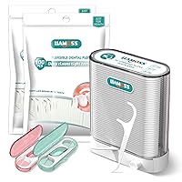 Vista 14 de 308 púas de hilo dental con dispensador, estuche de viaje superligero, súper suave en espacios reducidos, limpia eficazmente entre los dientes