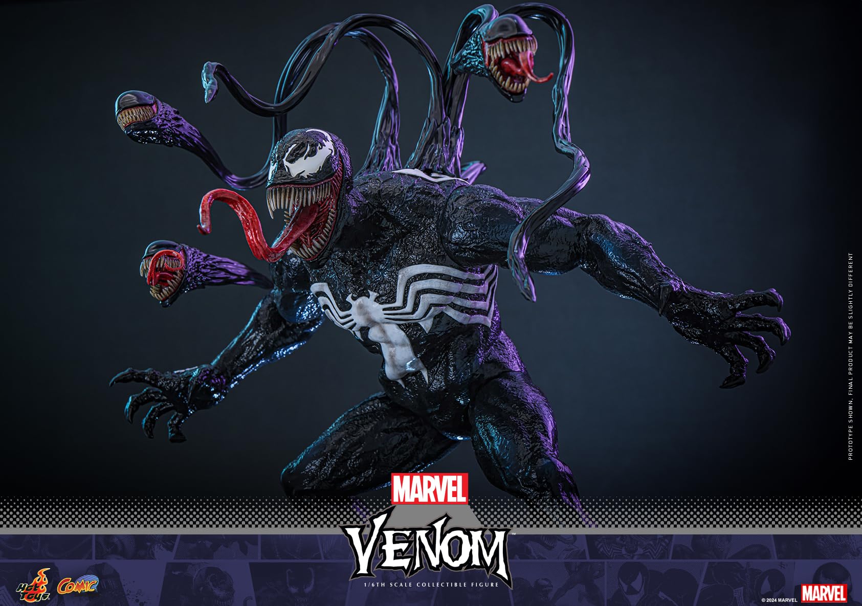 Cómic obra maestra Marvel Comics Venom escala 1/6