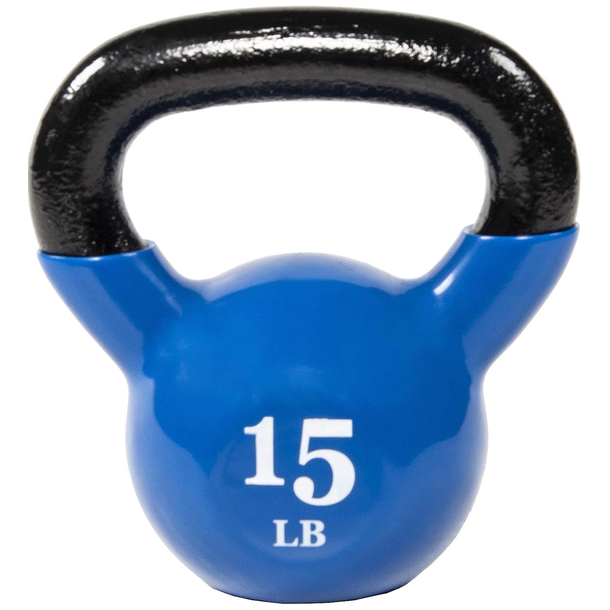 Everyday Essentials All-Purpose Color Vinyl Coated Kettlebell