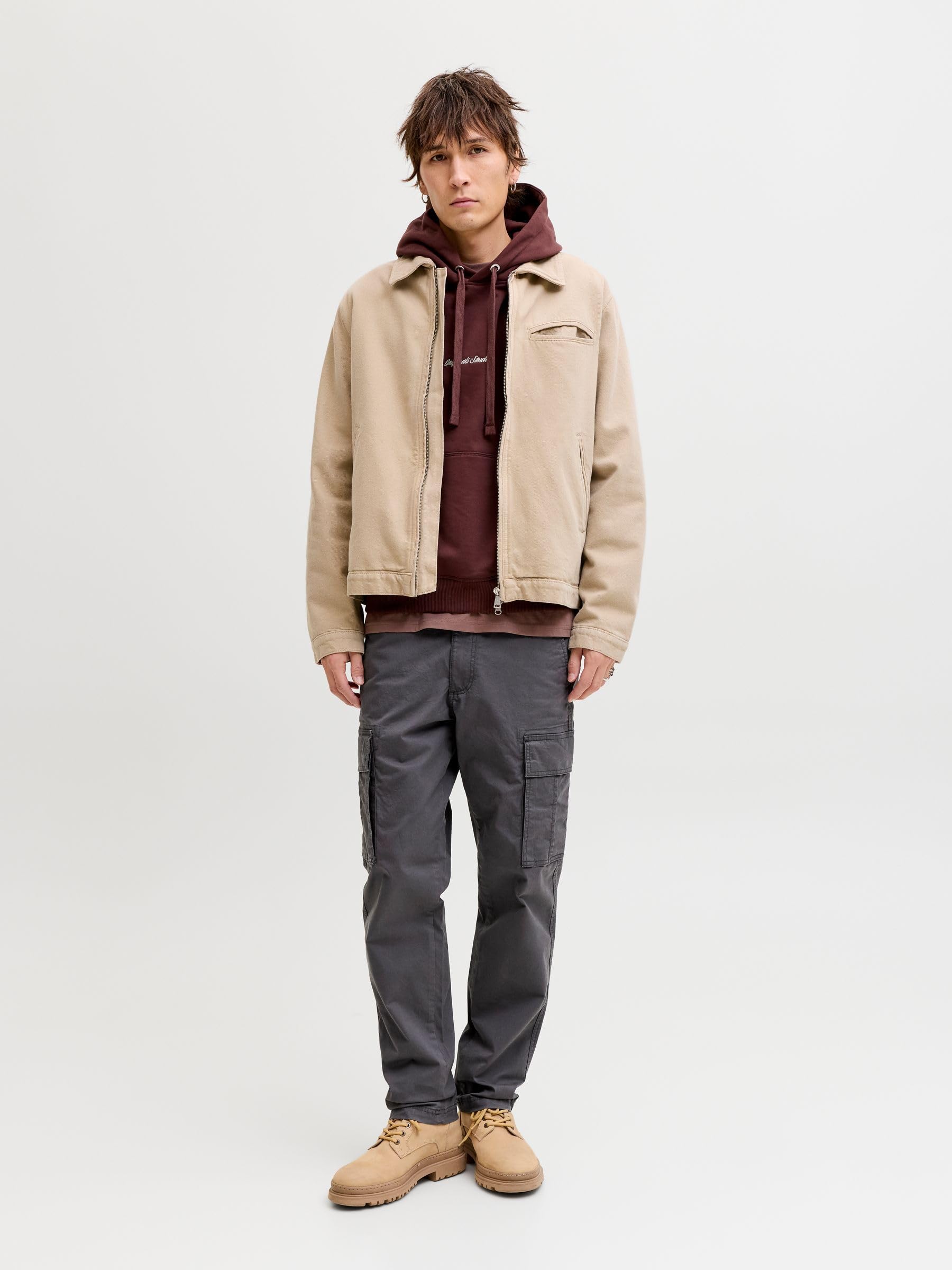 JACK & JONES Male Cargo-Hose Relaxed Fit Cargo-Hose