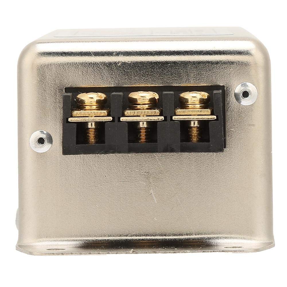 115V/250V 10A Filtre de ligne électrique ， 50/60Hz Monophasé/bipolaire Filtre EMI monophasé Module de filtre de puissance ， Filtre de fil d'alimentation Terminal de filtre de puissance