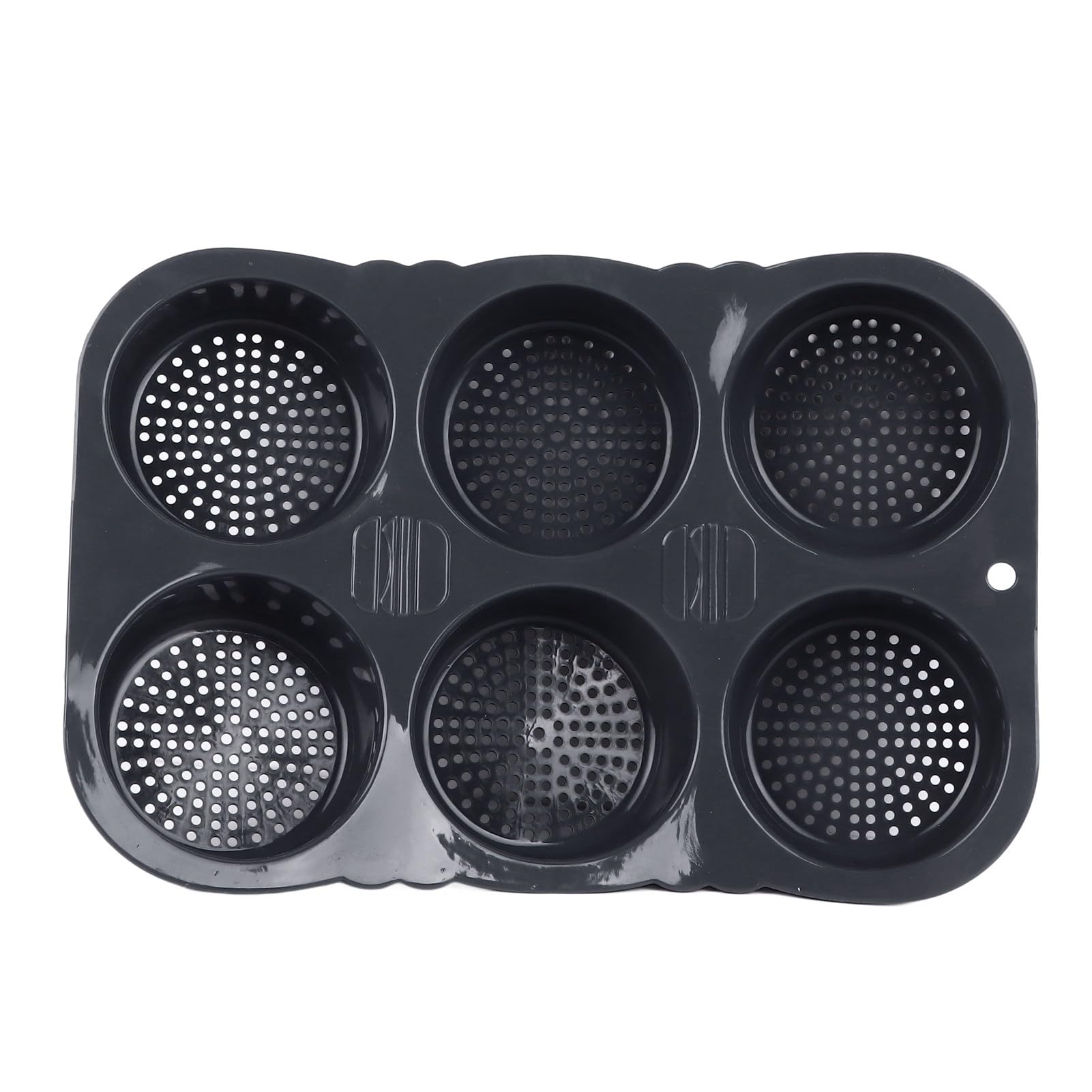 atrccs Moule à hamburger en silicone, 12 cavités, moule à hamburger