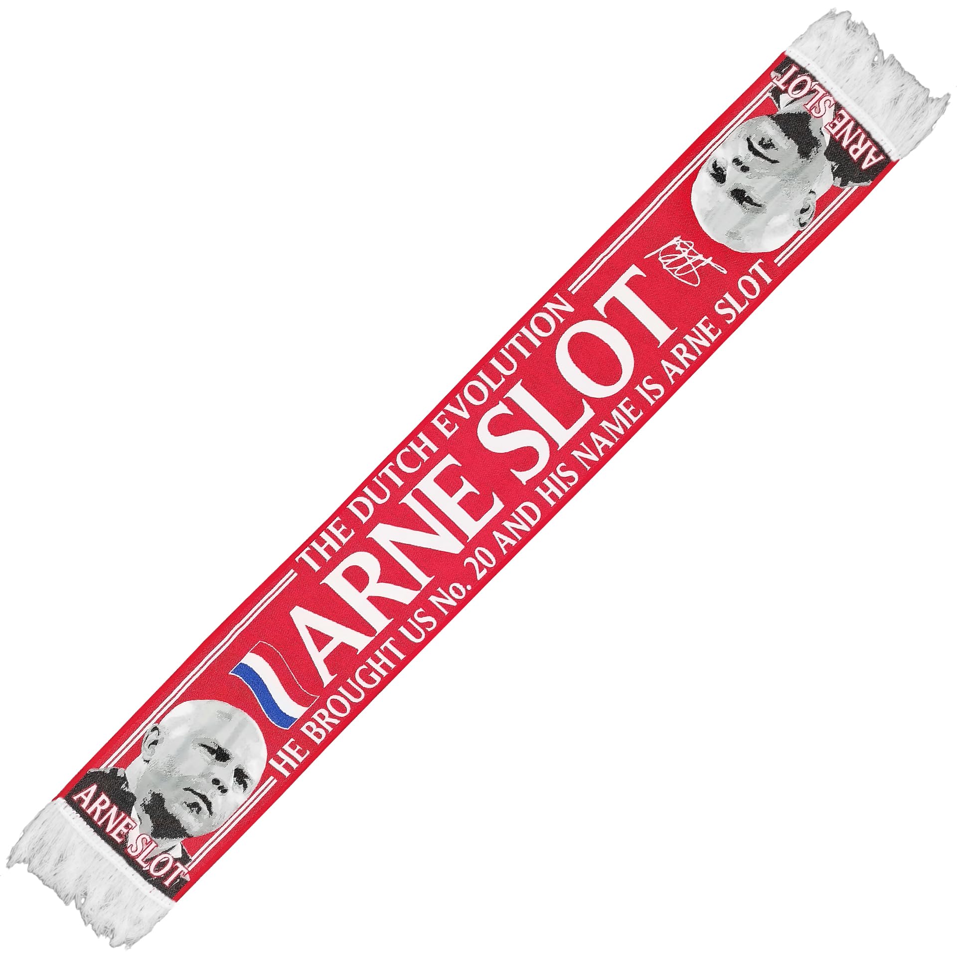 Partisan Unisex Red Liverpool Scarf Arne Slot