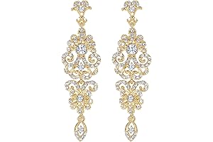 Gold Chandelier Earrings: Exquisite Accents for Women's Glamour