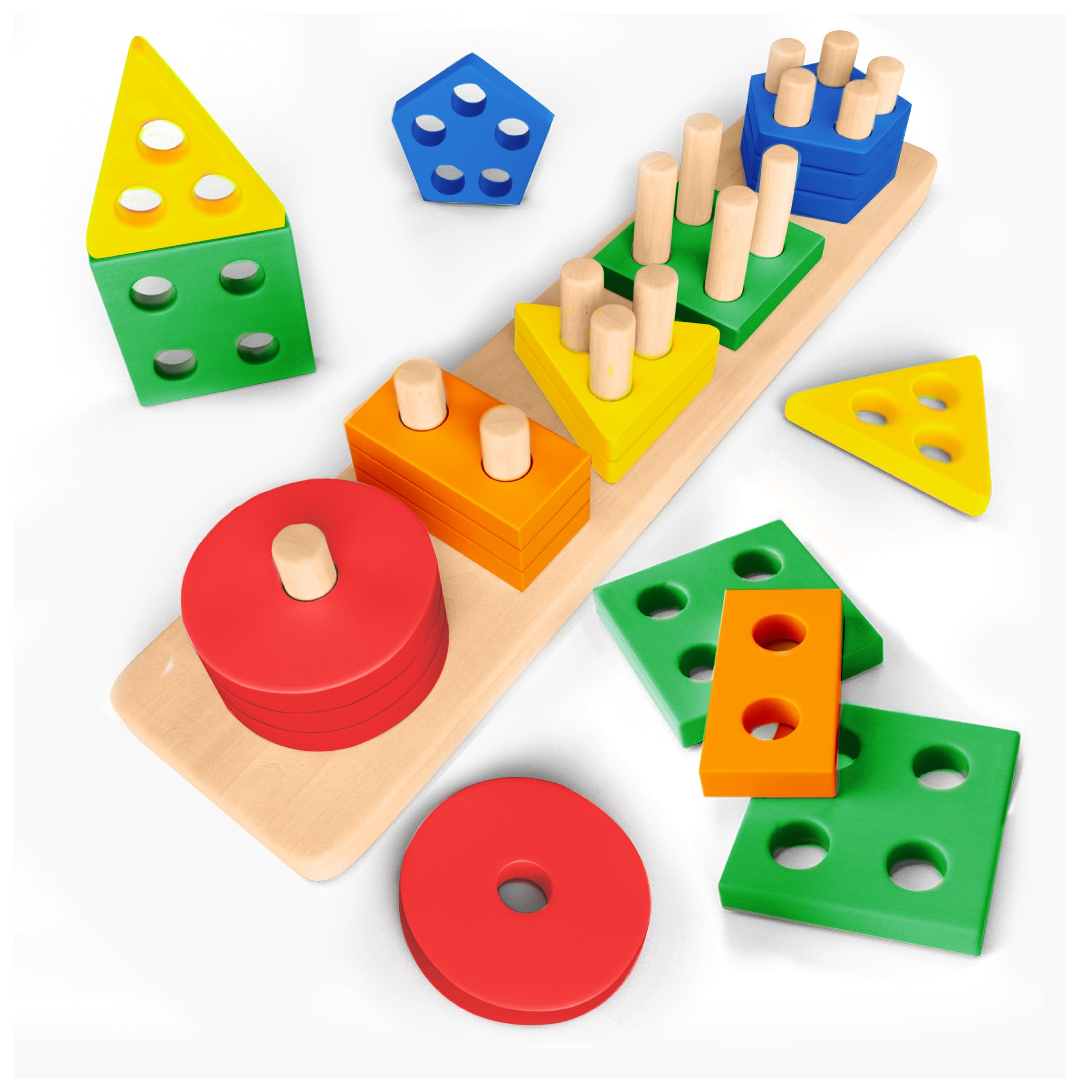 Sweety Fox Giochi Montessori 2 Anni - Giochi di Attività e Sviluppo 1 2 3 Anni - Giochi Bambini 2 Anni