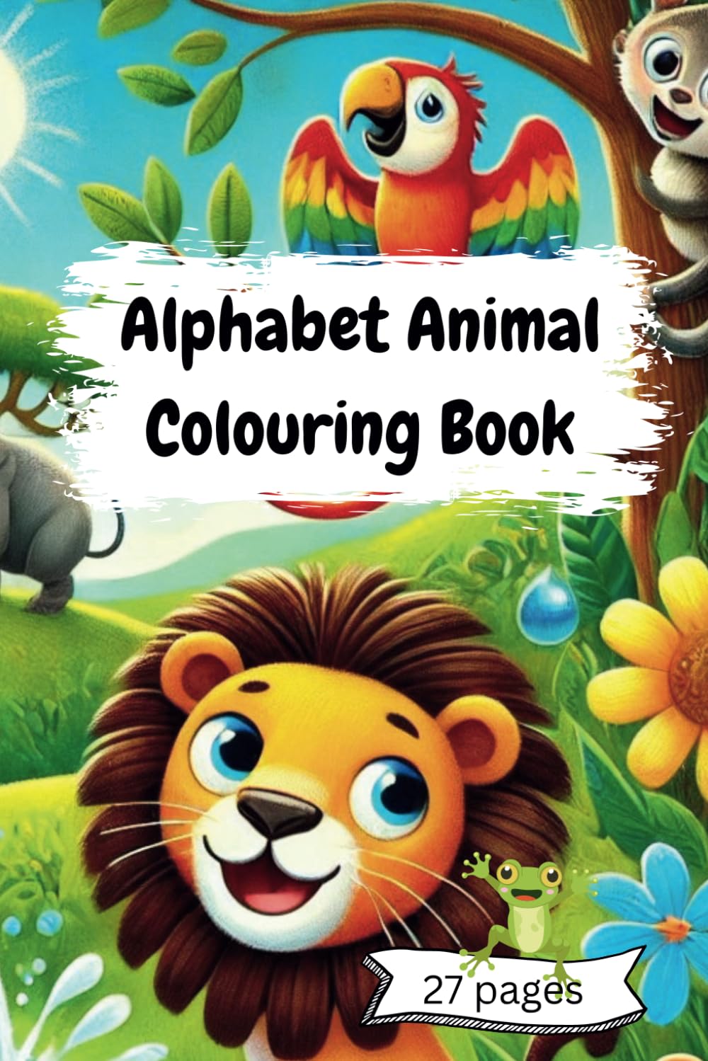 Alphabet Animal Colouring Book