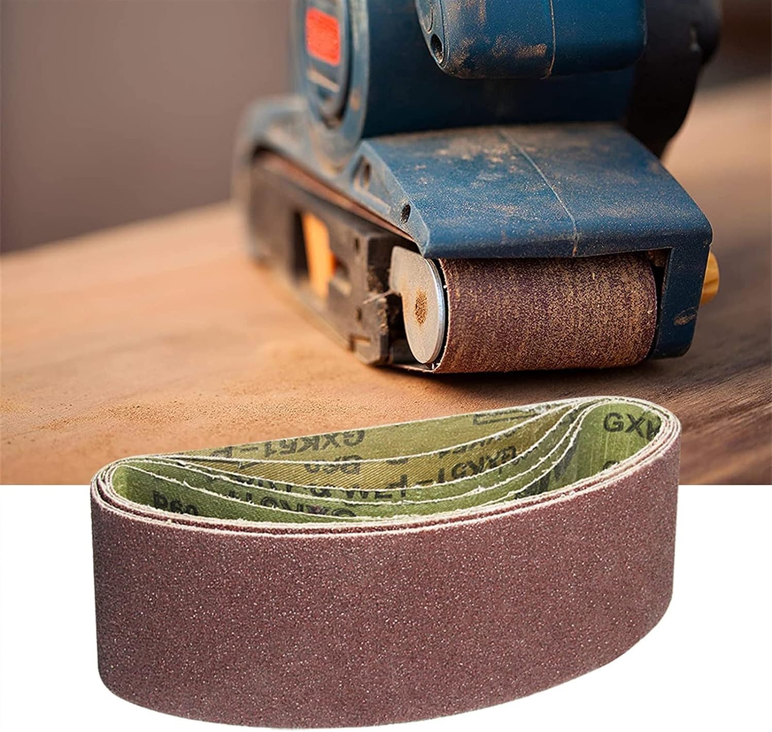 nastro abrasivo, 15 pezzi 75 x 533 mm Nastro abrasivo Utensili for la lavorazione del legno Ossido di alluminio Carta vetrata Rettifica for metalli Lucidatura Grana 60~240 for la lavorazione del legno