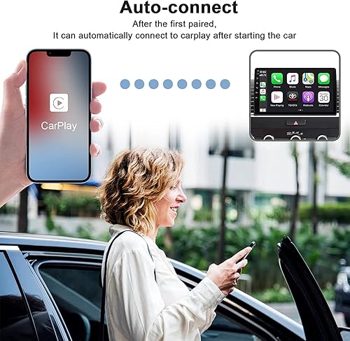 Miniatura 4 de Adaptador inalámbrico CarPlay, esbeecables iPhone inalámbrico Carplay Dongle para automóviles CarPlay con cable de fábrica OEM, convertir CarPlay