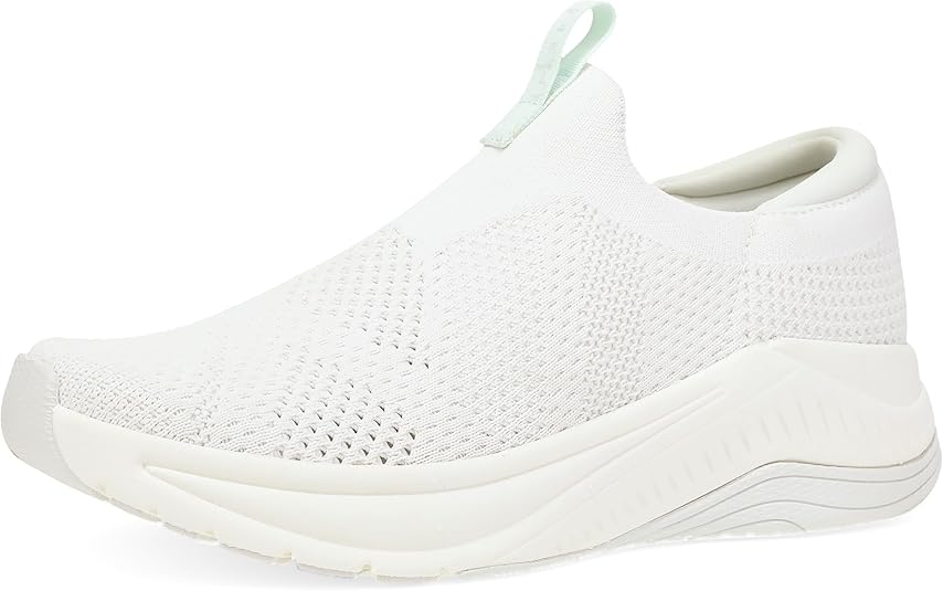 Dansko Pep Slip-On Walking Sneakers for Women - Comfortable, Breathable Walking Shoes with Arch Support - Stain Resistant with Lightweight Rubber Outsole