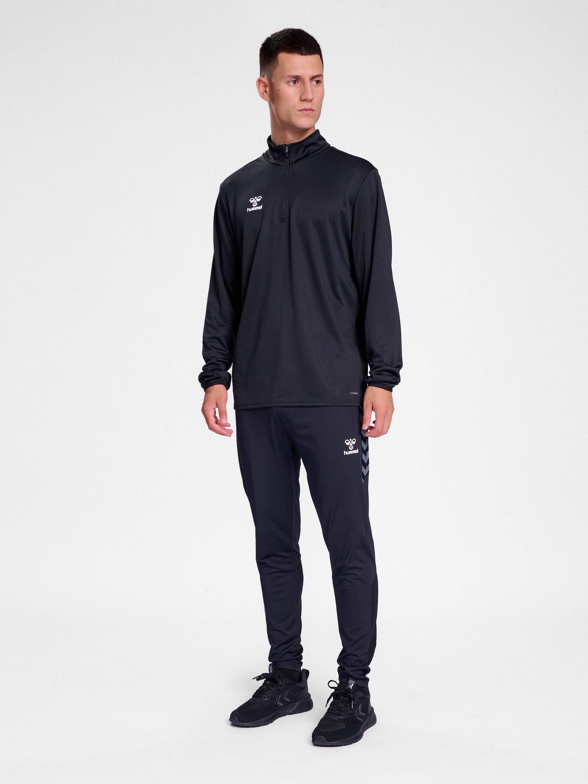 Hummel Hmlessential Media Cremallera Sudadera con Capucha Unisex Adulto (Pack de 1)