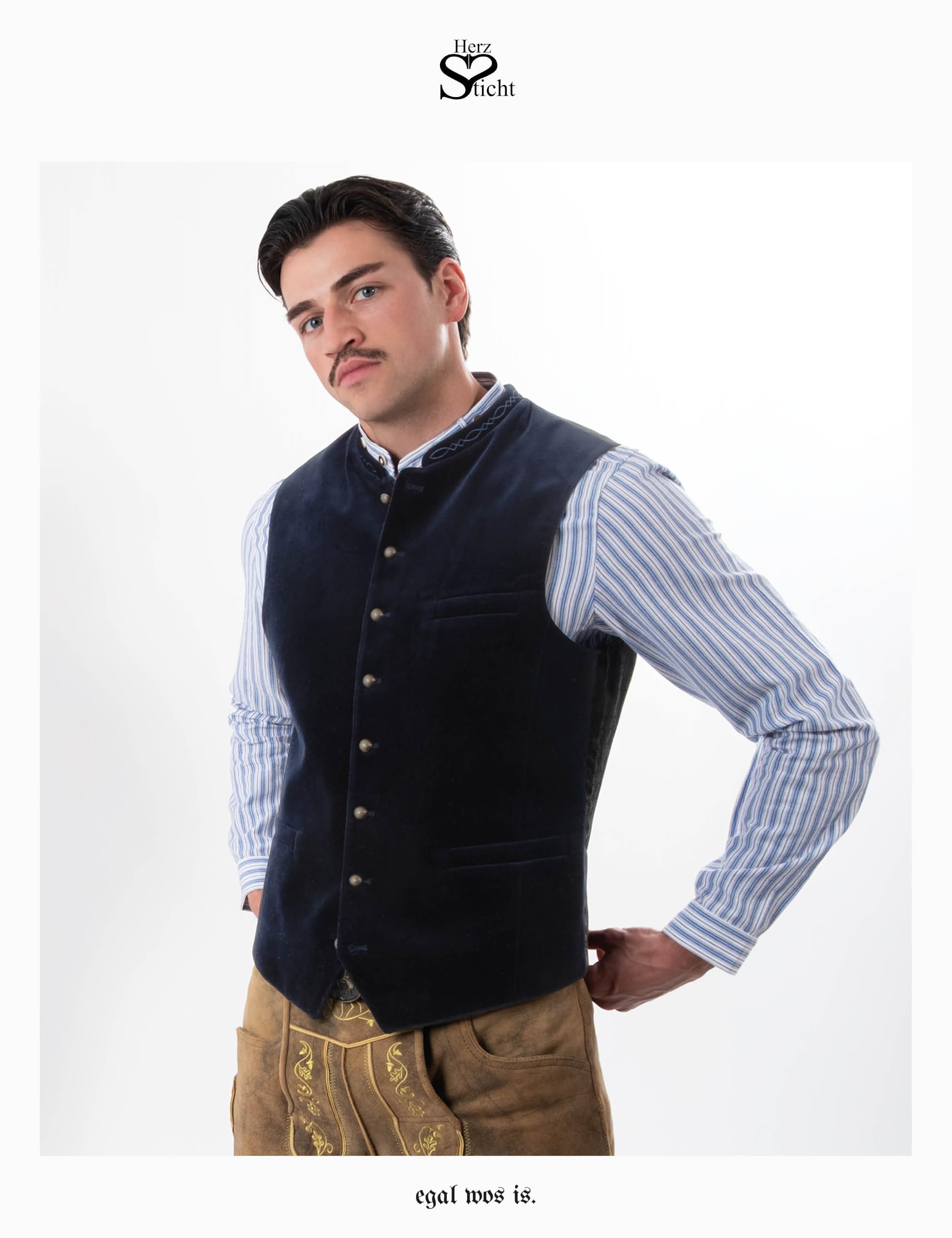 Gilet de Costume Traditionnel Homme (modèle: Petersberg)