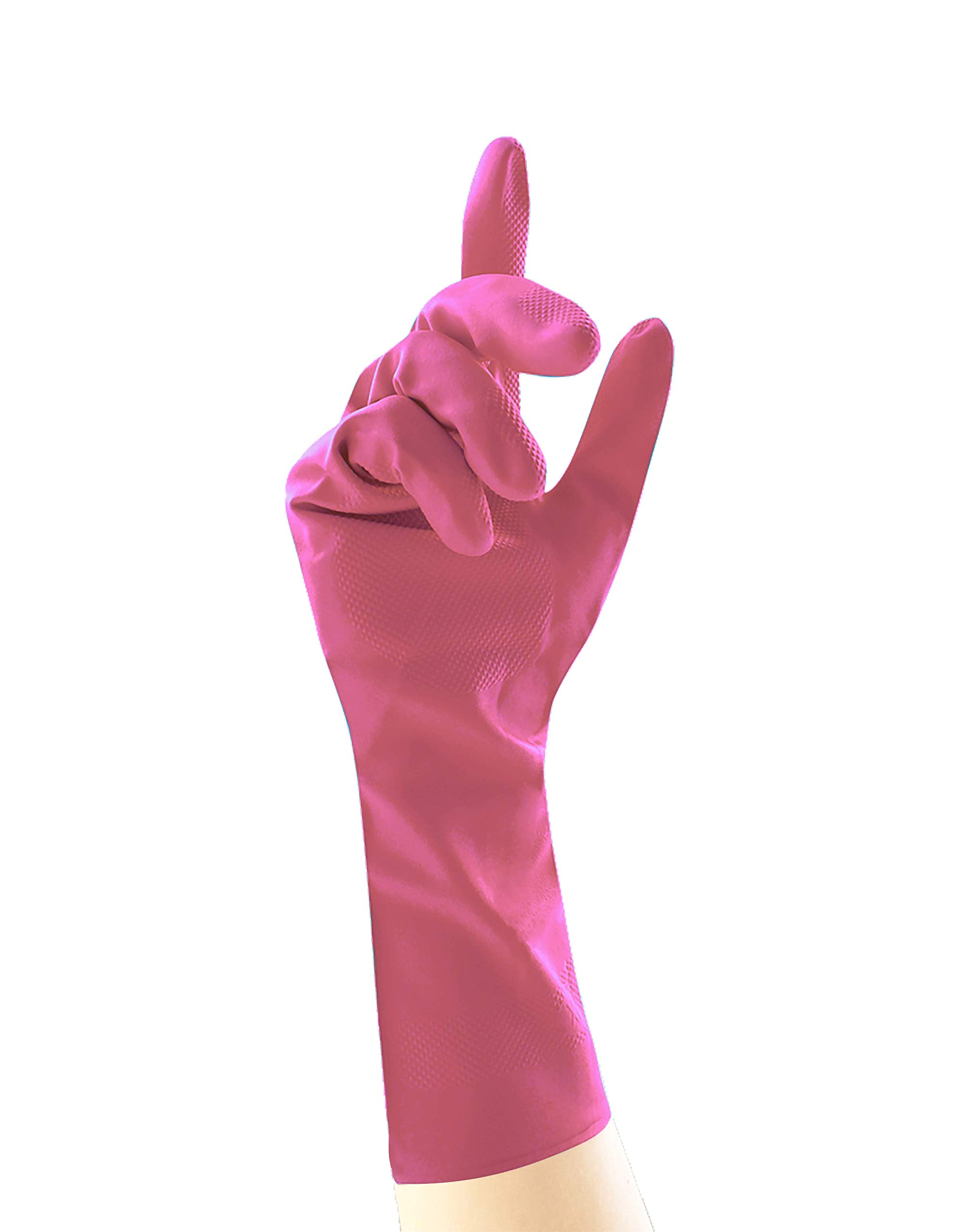 UNIGLOVES UGHG3003P Haushaltshandschuhe, Größe M, Rosa