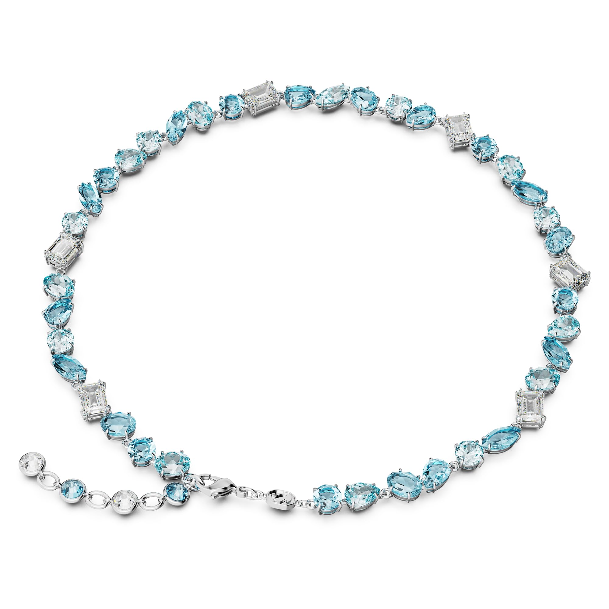 Swarovski Damen-Kette Metall Kristall