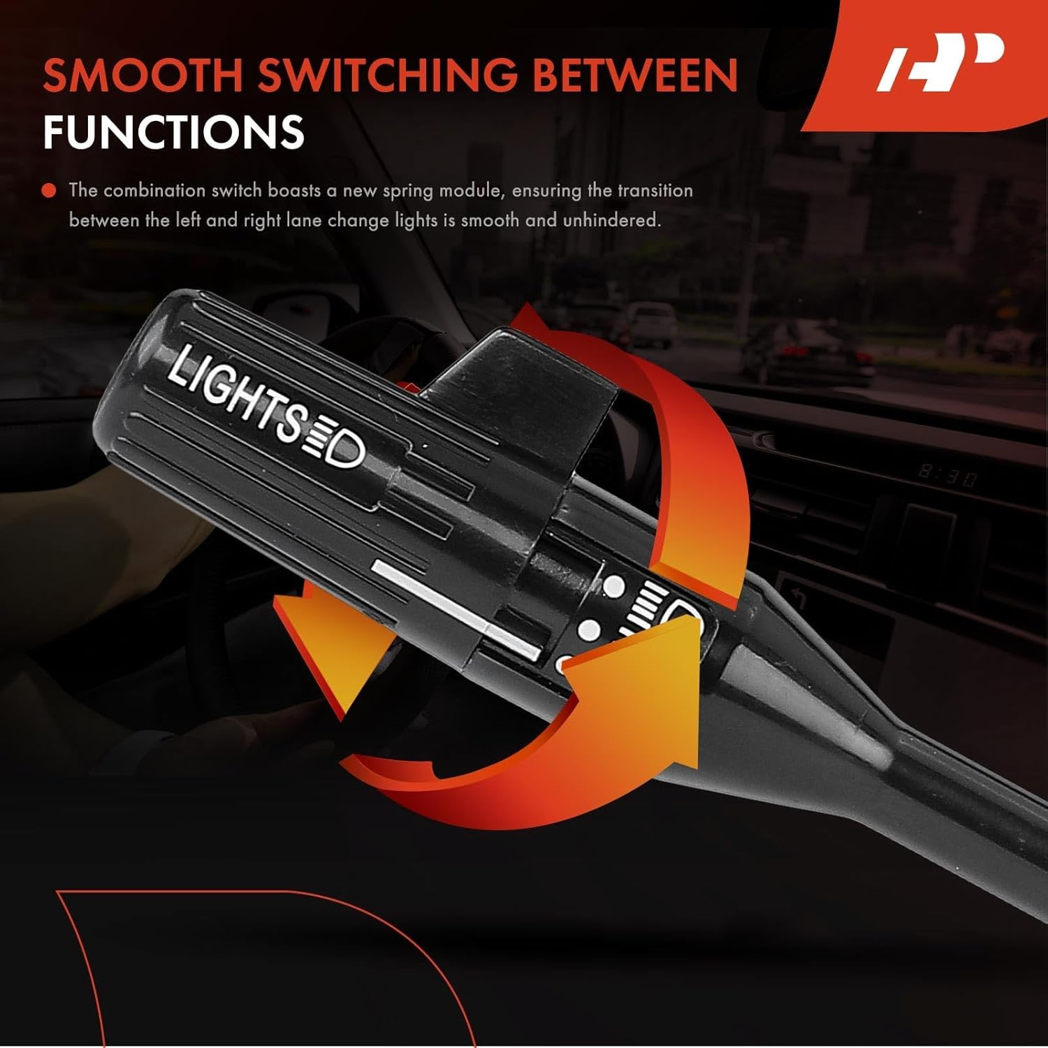 A-Premium Turn Signal Switch, Windshield Wiper, Headlight Dimmer Multifunction Switch Compatible with Nissan Sentra 1983-1986, 720 1983-1984