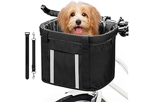 ANZOME Dog Bike Basket – Ride with Your Furry Companion Safely