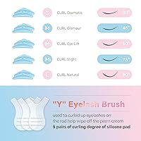 Vista 3 de Kit de elevación de pestañas mejorado, kit de permanente de pestañas, permanente de pestañas, juego de extensión profesional de rizado, onda