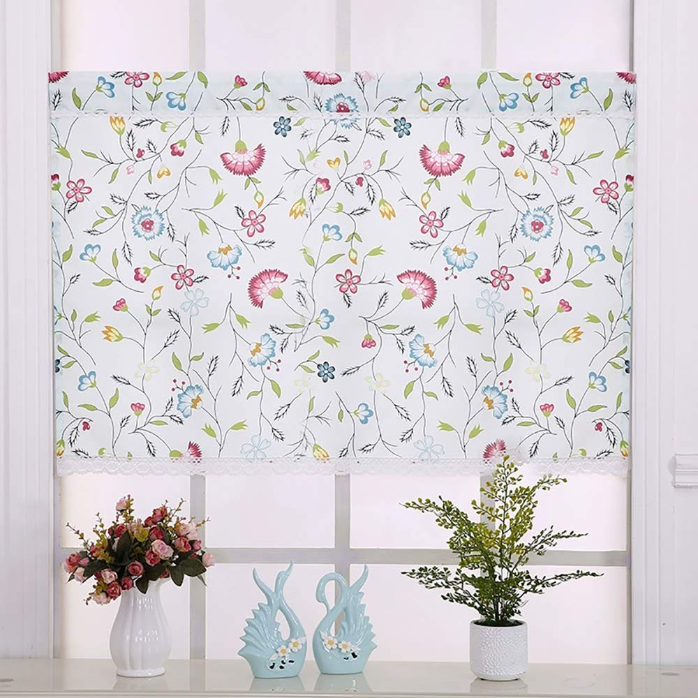 Cortina corta de cocina rUrEu, decoración estilo café para ventanas de dormitorio, 120x70