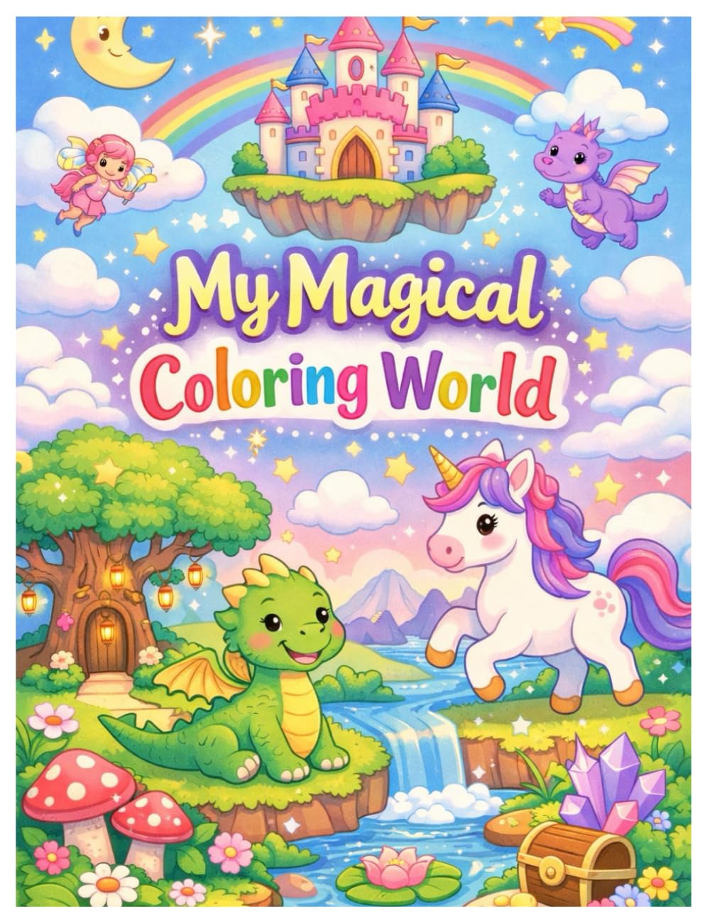 My Magical Coloring World An Enchanted Coloring Book for Kids
