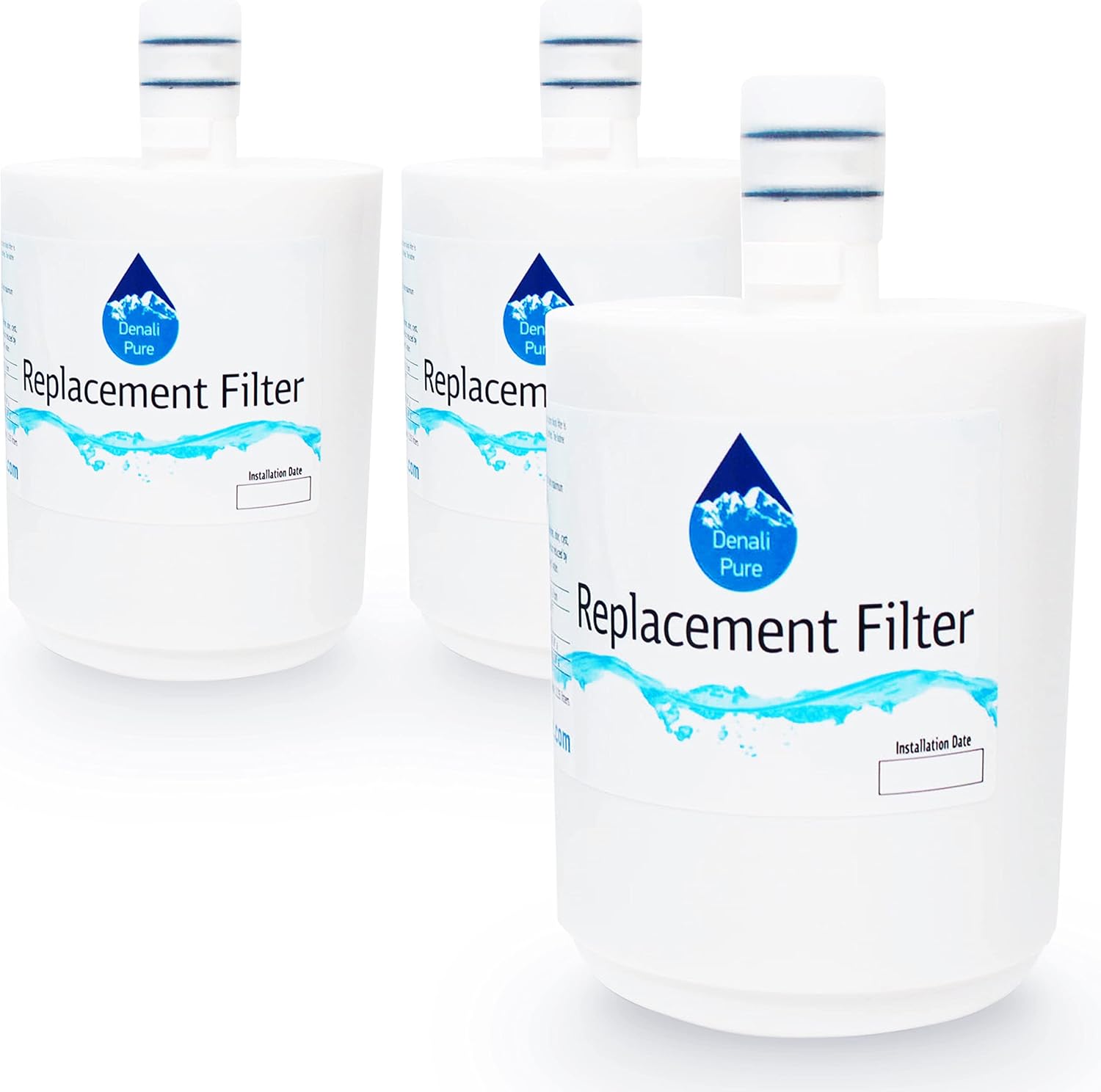 3-Pack Replacement for Sears/Kenmore 79558816900 Refrigerator Water Filter - Compatible with Sears/Kenmore ADQ72910902, GEN11042FR-08, 46-9890 Fridge Water Filter Cartridge