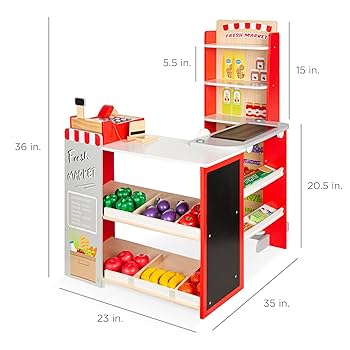 Amazon.com: Best Choice Products Pretend Play Grocery Store
