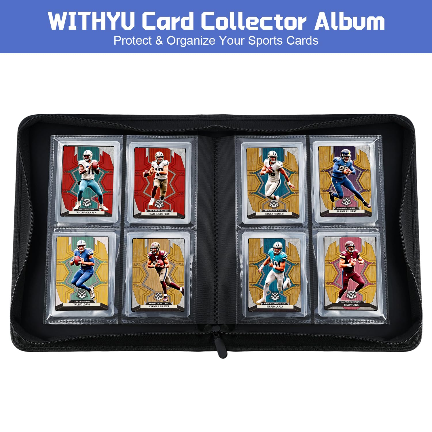 WITHYU Toploader Binder, Deep Blue, 4 pocket - Image 2