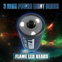 Vista 6 de LITE R&G Airsoft Tracer Unit, Spitfire Tactical Bozal Flash Simulador para Airsoft/Gel Blaster con interfaz roscada CCW de 0.551 in