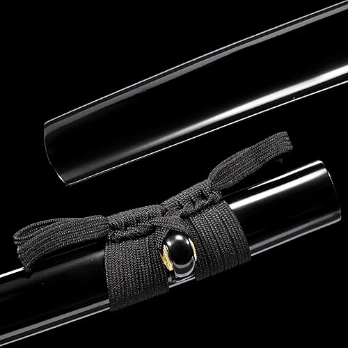 Miniatura 6 de Zhangswords Samurai Katana Espada hecha a mano de acero de alto carbono 1095 Japonesa Real Katana Espada de Espiga Completa Afilada