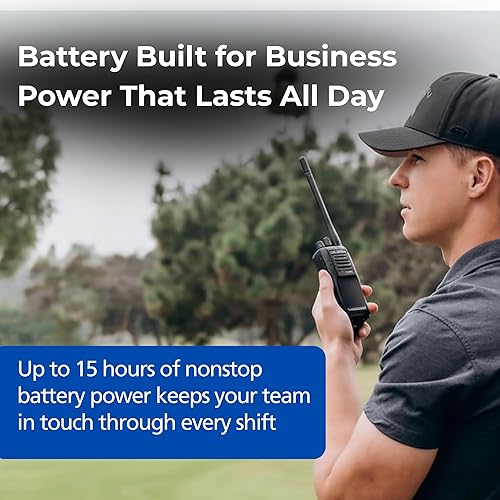 Miniatura 7 de KENWOOD ProTalk NX-P1300AU Radio de negocios UHF de 5 W, cobertura en edificios, 64 canales4 zonas, batería de hasta 15 horas, altavoz fuerte de