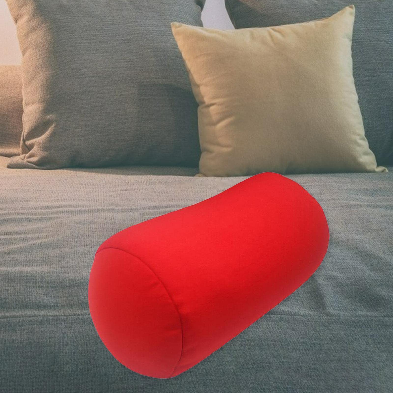 Colcolo Oreiller De Traversin De Cou Cylindrique Bleu - Confortable Et Polyvalent