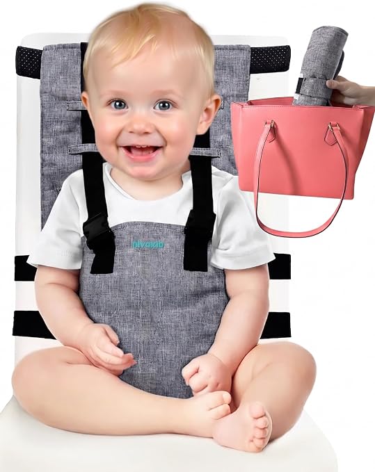 nivakid Harnais de Siège Nomade Pliable Ultra-Léger 260 g en Tissu Respirant