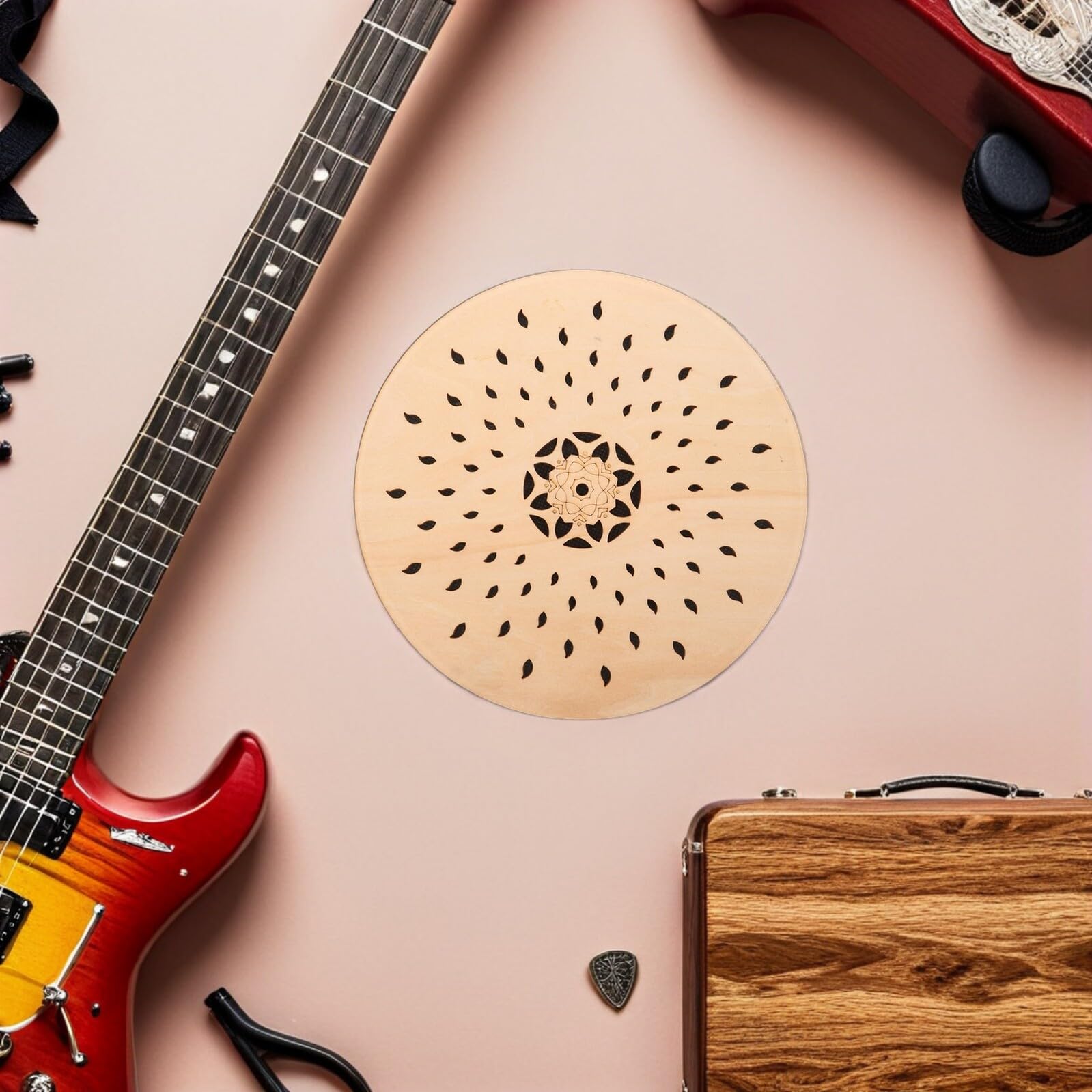 Instrumento de Percusión Portátil Sonido Marino para Jardín al Aire Libre, Instrumento Étnico Pequeño Efecto Gotas de Agua, Adecuado para Relajación y Meditación