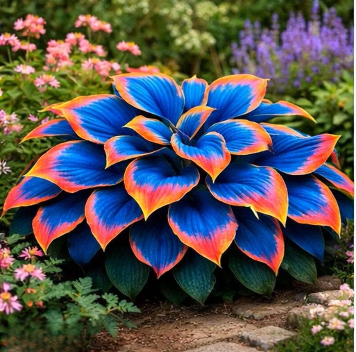 Mix Hosta Bulbs UK, Hostas Rhizome for Planting, Hardy Perennial, Excellent Display, Natural Organic-15 Bulbs-C