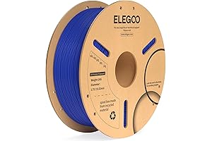 ELEGOO PLA Plus Dark Blue Filament: Durable 3D Printing Precision