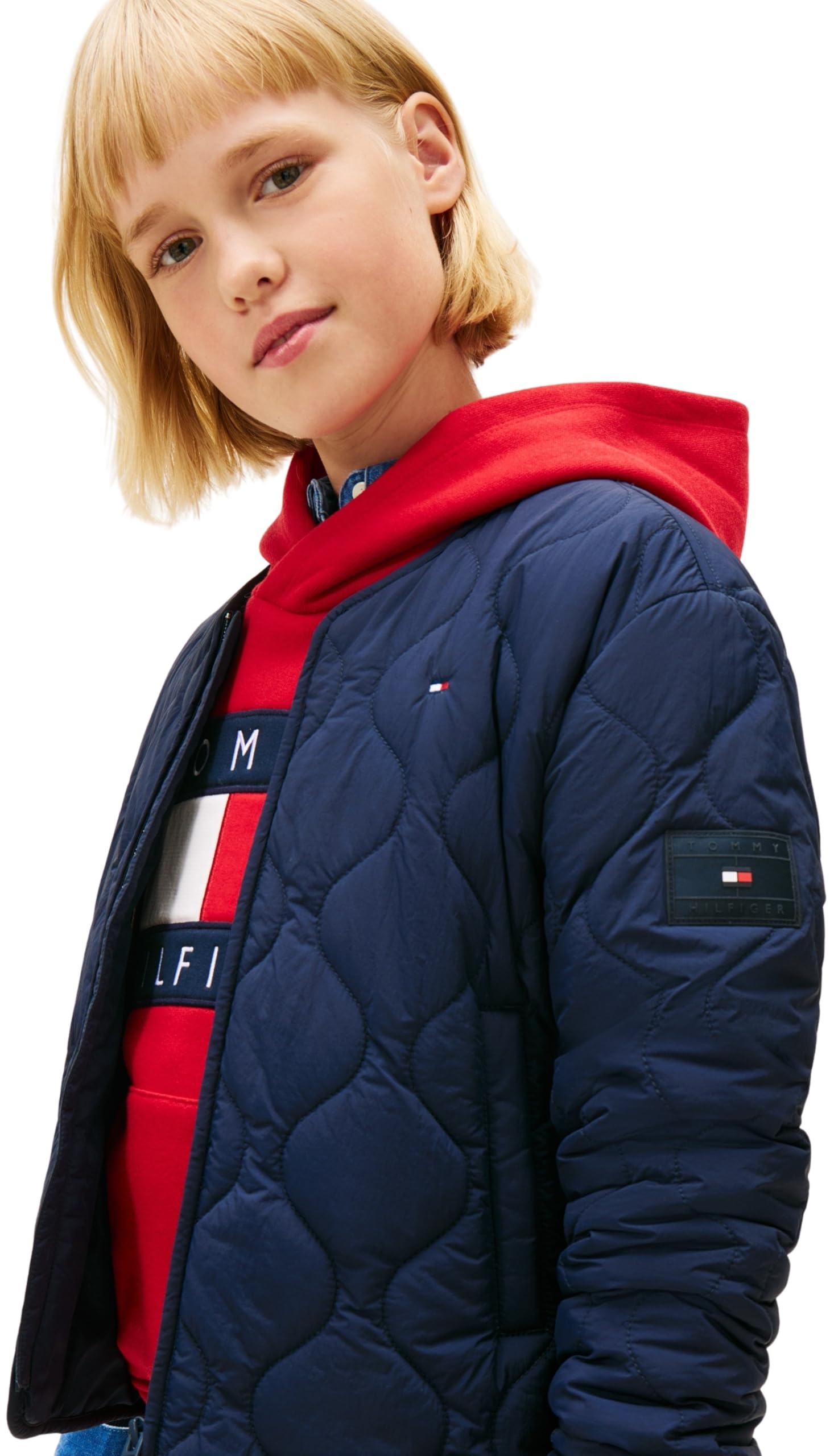 Tommy Hilfiger Quilted Lightweight Jacket Ks0ks00731 Altre Giacche Unisex - Adulto