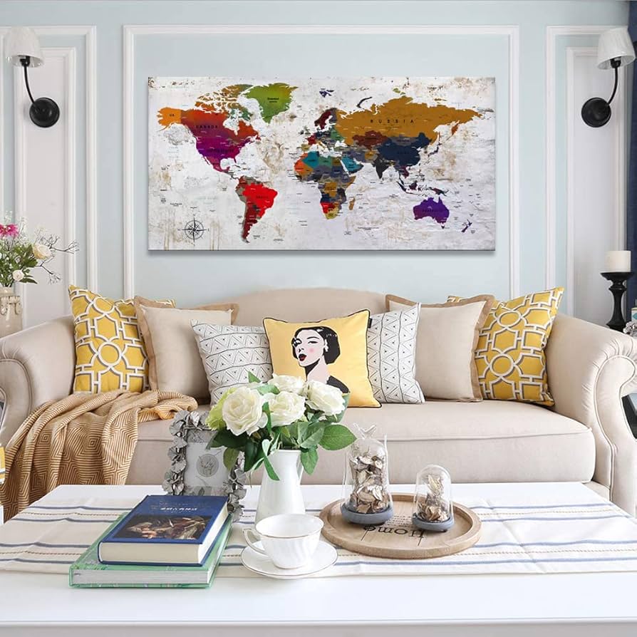 Amazon.co.jp: ZEYDRT キャンバスウォールアート オフィス