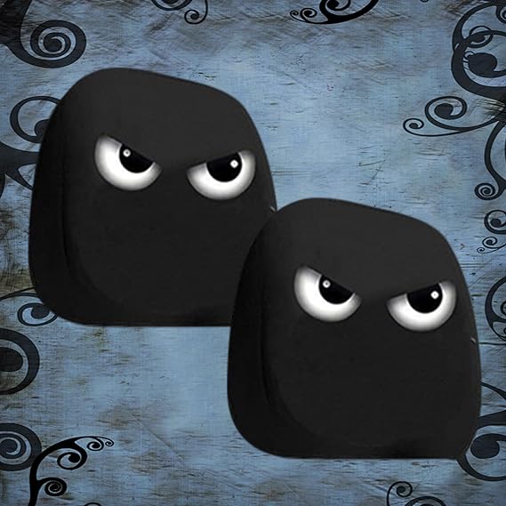 Car Headrest Covers | 2 Cute Seat Headrest Protectors - Elastic Car Protector for Daily Commute, Driving, Travel, Camping, Long Distance Driving, Parking