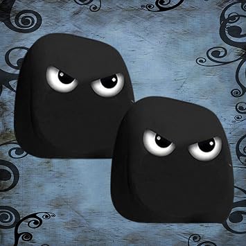 Car Headrest Covers | 2 Cute Seat Headrest Protectors - Elastic Car Protector for Daily Commute, Driving, Travel, Camping, Long Distance Driving, Parking