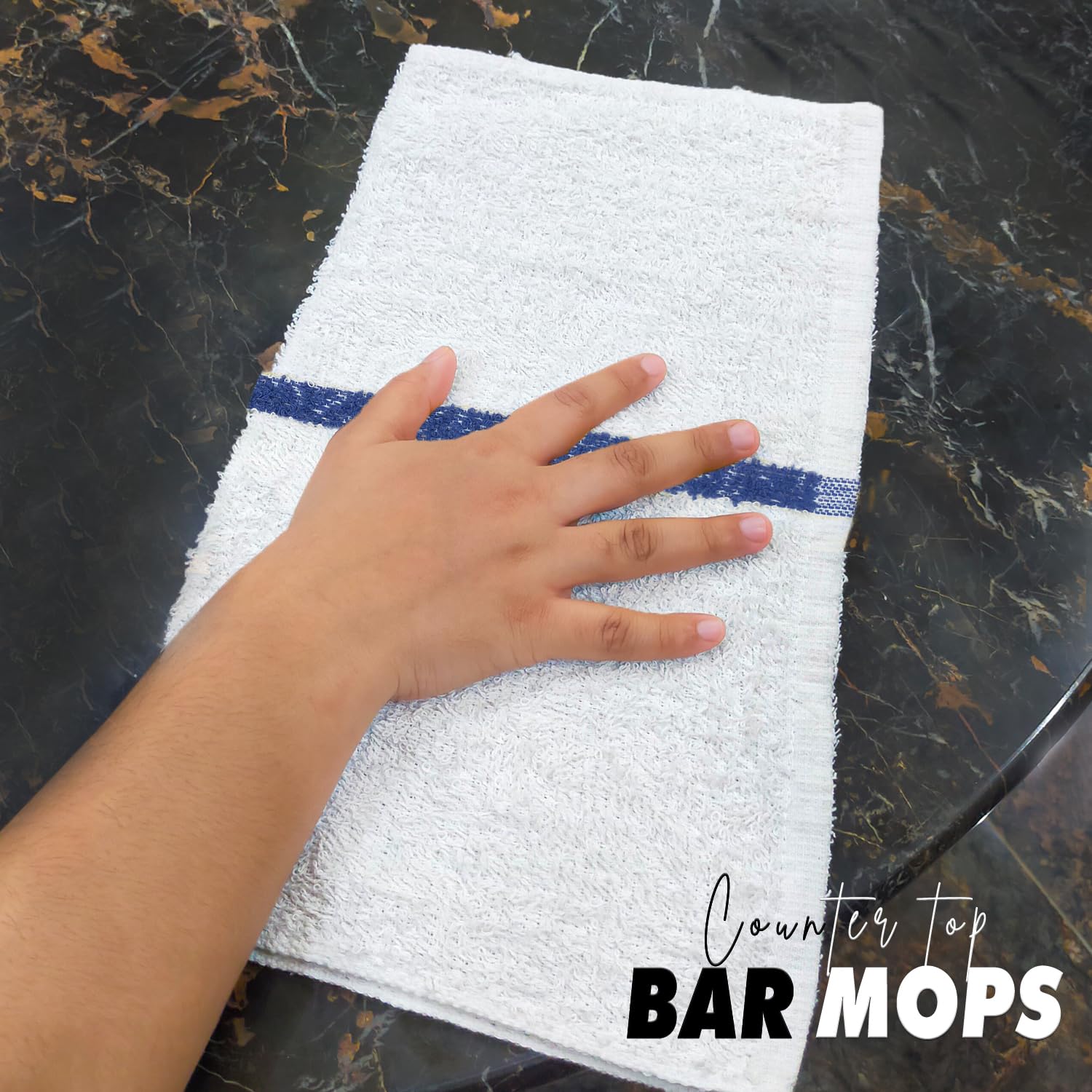 Juego de 60 paños de cocina de 16 x 19 pulgadas, multiusos, para el hogar, restaurantes y limpieza, paños absorbentes blancos, reutilizables, trapos
