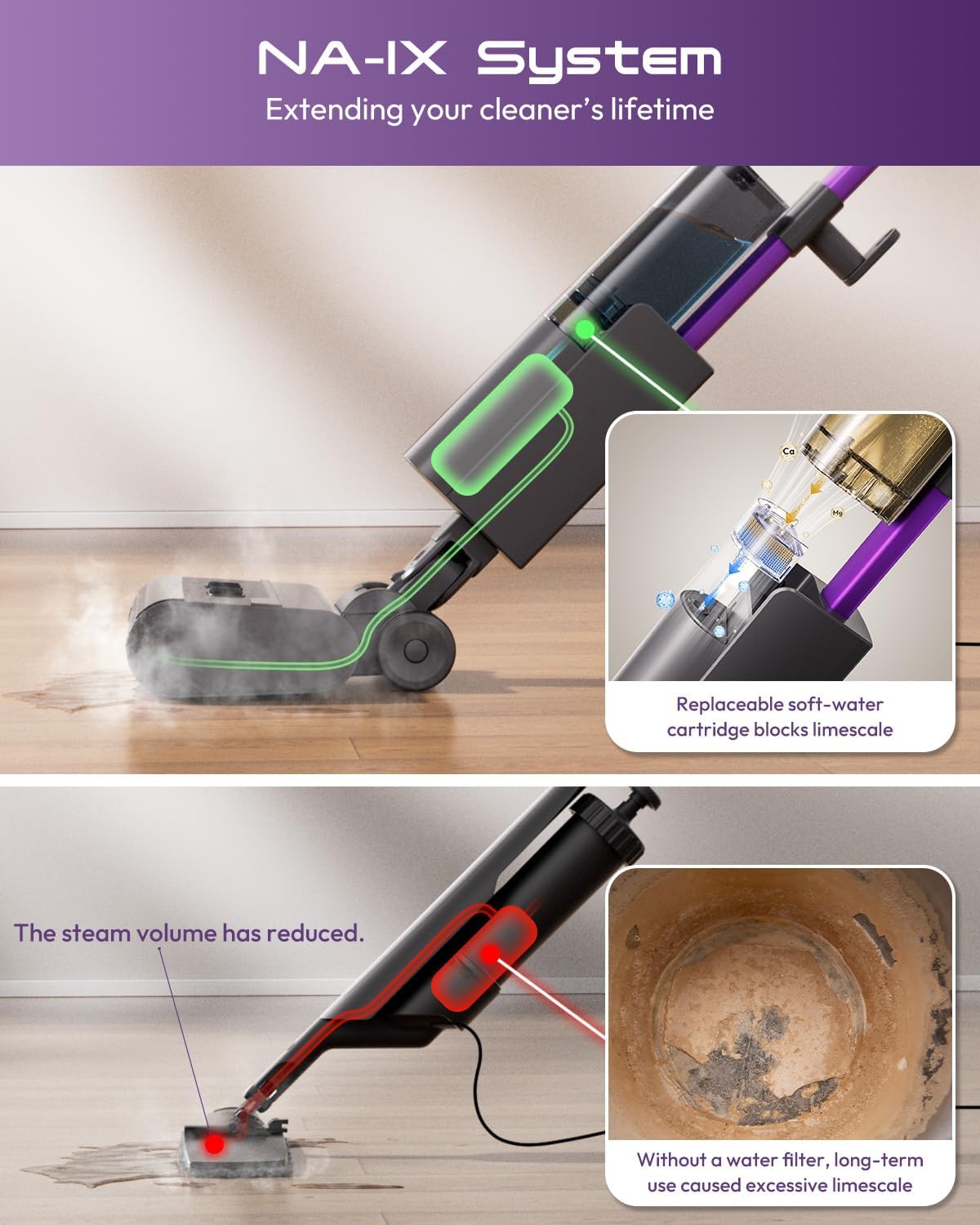 Charging Base for the SUNSMAI B75-2-Pro Steam Mop