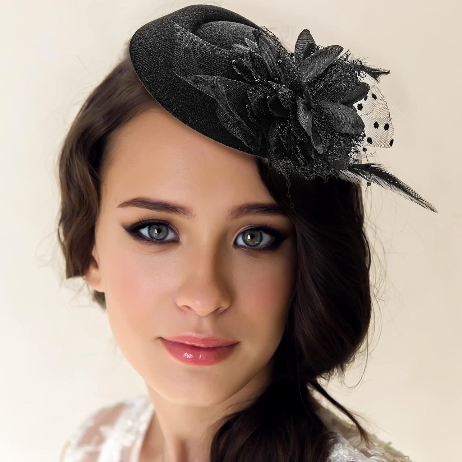 Yolev Vintage Fascinators Hat Women's Fascinator Church Wedding