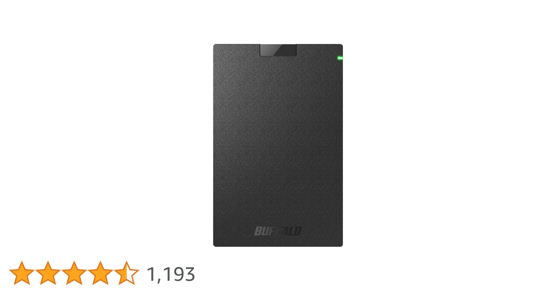 BUFFALO ポータブルハードディスク HD-PCG1.0U3-BBA Amazon | BUFFALO USB3.1(Gen.1)対応 ポータブルHDD