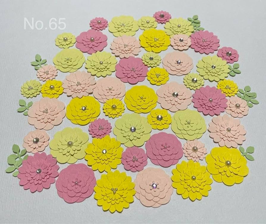 Amazon.co.jp: ペーパーフラワー クラフトパンチ ピンク