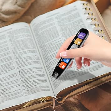 Reading Pen,Translator Scan Reader Pen for Dyslexia - Touch Screen Electronic Dictionaries Text to Speech Reading Tools Scanner for Kids Learners Students